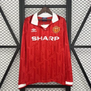 92 - 94 - Manchester United- Retro Uzun Kollu İç Saha Forması